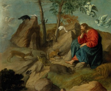 Christ in the Wilderness, ca. 1515-20. Creator: Moretto da Brescia.