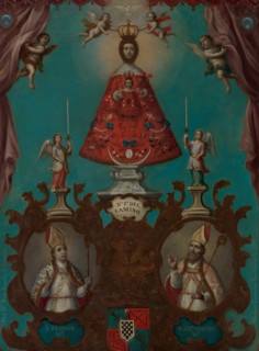 The Virgin of El Camino with St. Fermín and St. Saturnino, 1773. Creator: Nicolás Enríquez.