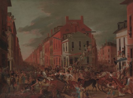 Moving Day (in Little Old New York), ca. 1827. Creator: Unknown.