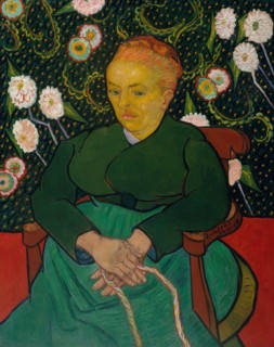 La Berceuse (Woman Rocking a Cradle; Augustine-Alix Pellicot Roulin, 1851-1930), 1889. Creator: Vincent van Gogh.