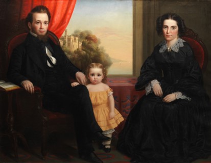 A Family Group, ca. 1850. Creator: Unknown.