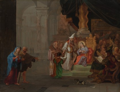 Christ among the Doctors, 1668. Creator: Abraham Hondius.