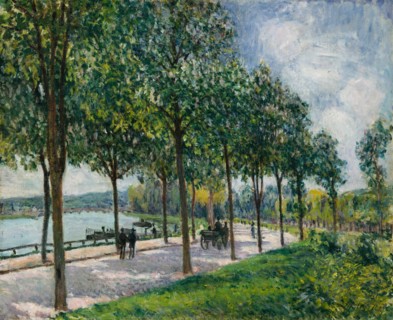 Allée of Chestnut Trees, 1878. Creator: Alfred Sisley.
