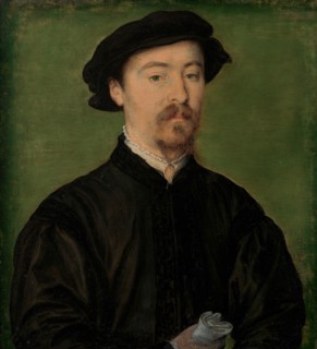 Portrait of a Man with Gloves, 1540-45. Creator: Corneille de Lyon.