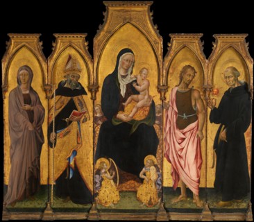 Madonna and Child with Saints, 1454. Creator: Giovanni di Paolo.