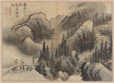 Rainy Landscape, late 18th century. Creator: Kim Sugyu.