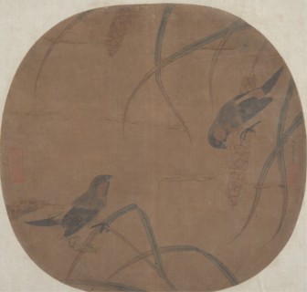 Sparrows and Millet. Creator: Unknown.