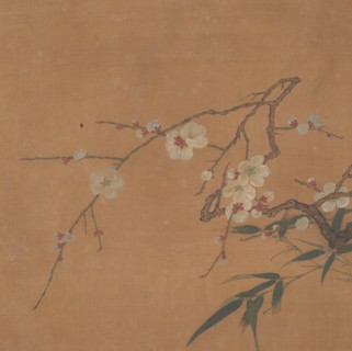 Flowering Plum and Bamboo, 17th century. Creator: Unknown.