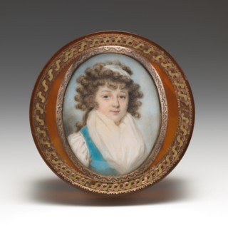 Box with portrait of a woman, ca. 1780. Creator: Unknown.