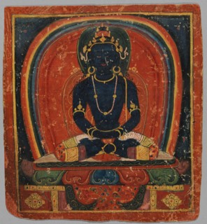 Initiation Card (Tsakalis): Samanthabhandra, early 15th century. Creator: Unknown.