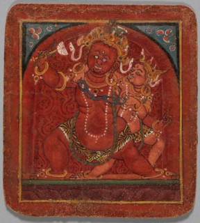 Initiation Card (Tsakalis): Hayagriva, early 15th century. Creator: Unknown.