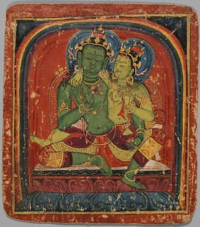Initiation Card (Tsakalis): Vajrapani, early 15th century. Creator: Unknown.