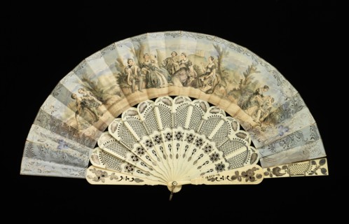 Fan, third quarter 19th century. Creator: Unknown.