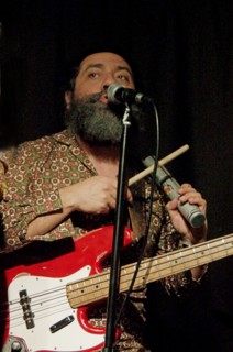 Theo Pascal, Carmen Souza's Silver Messengers, Verdict Jazz Club, Brighton East Sussex, 2019. Creator: Brian O'Connor.