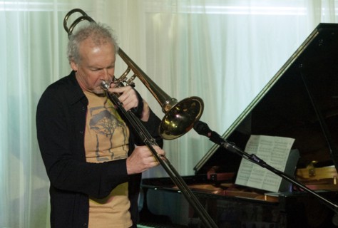 Christian Muthspiel, Simple Songs, Watermill Jazz Club, Dorking, Surrey, 2019. Creator: Brian O'Connor.