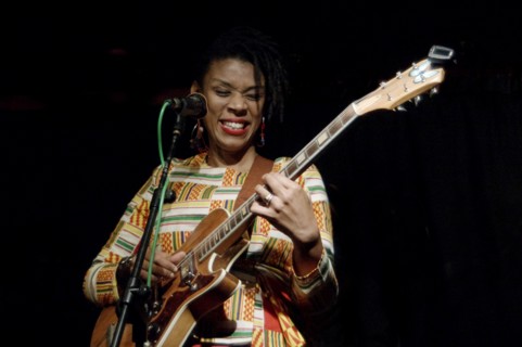 Carmen Souza, Carmen Souza's Silver Messengers, Verdict Jazz Club, Brighton East Sussex, 2019. Creator: Brian O'Connor.