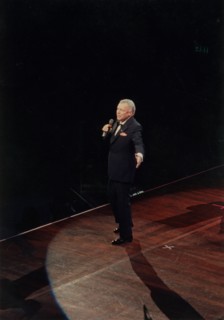 Frank Sinatra, Royal Albert Hall, London, 1989.   Creator: Brian Foskett.