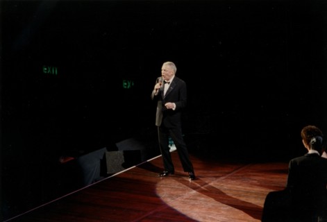 Frank Sinatra, Royal Albert Hall, London, 1989.   Creator: Brian Foskett.