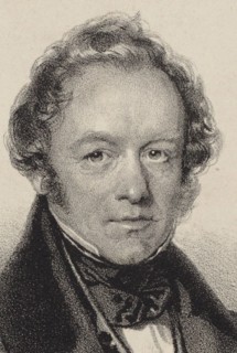 Portrait of the Composer Peter Joseph von Lindpaintner (1791-1856), c. 1830. Creator: Kriehuber, Josef (1800-1876).