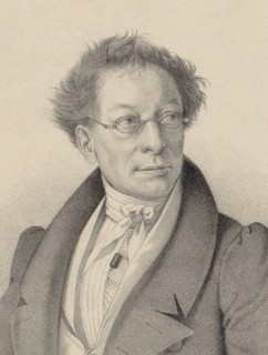 Portrait of the composer Anton Liste (1772-1832). Creator: Scheuchzer, Caspar (1808-1874).