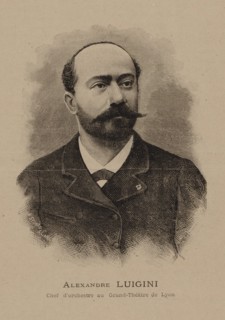 Portrait of the composer Alexandre Luigini (1850-1906) , 1887. Creator: Sédard, E. (active 1880s).