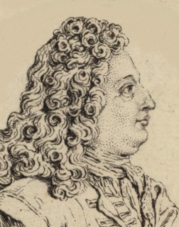 Portrait of the composer Marin Marais (1656-1728). Creator: Anonymous.