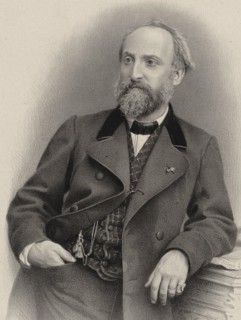Portrait of the Composer Antoine François Marmontel (1816-1898). Creator: Lemoine, Alfred (1824-1881).
