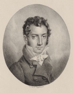 Portrait of the violinist and composer Josef Mayseder (1789-1863). Creator: Engelmann, Godefroy (1788-1839).