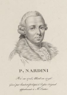 Portrait of the violinist and composer Pietro Nardini (1722-1793). Creator: Lambert, Jean Baptiste Ponce (active 1785-1820).
