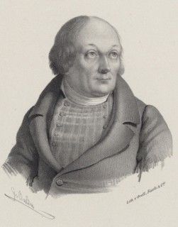 Portrait of Hans Georg Nägeli (1773-1836), c. 1840. Creator: Balder, Georg (1810-1882).
