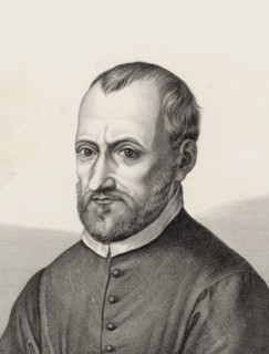Portrait of the composer Giovanni Pierluigi da Palestrina (1526-1594). Creator: Amsler, Samuel (1791-1849).