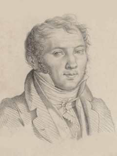 Portrait of the violinist and composer Louis-Luc Loiseau de Persuis (1769-1819) , 1811. Creator: Guérin, Pierre Narcisse, Baron (1774-1833).