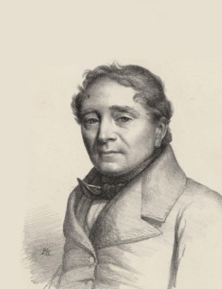 Portrait of the opera singer Louis Antoine Eléonore Ponchard (1787-1866) , 1845. Creator: Anonymous.