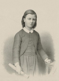 Portrait of the composer Raoul Pugno (1852-1914), c. 1870. Creator: Pincon, Adolphe (1847-1884).