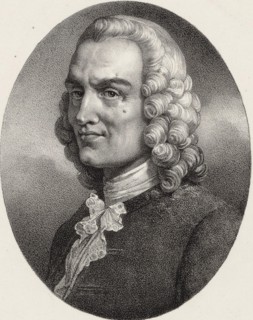 Portrait of the composer Jean-Philippe Rameau (1683-1764). Creator: Grevedon, Pierre Louis Henri (1776-1860).