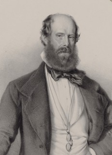 Portrait of the composer Luigi Ricci (1805-1859), 1858. Creator: Dauthage, Adolf (1825-1883).