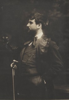 Portrait of the violinist and composer Joan Manén y Planas (1883-1971) , c. 1910. Creator: Audouard, Pau (1857-1918).