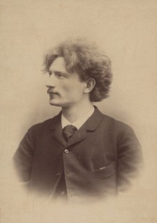 Portrait of the composer Ignacy Jan Paderewski (1860-1941), 1889-1890. Creator: Girard, Victor (1835-1893).