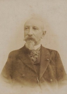 Portrait of the Composer Adam Münchheimer (1830-1904), c. 1890. Creator: Münchheimer, Adam junior (1861-1900).