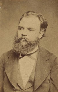 Portrait of the Composer Antonin Dvorak (1841-1904) , c. 1880. Creator: Anonymous.