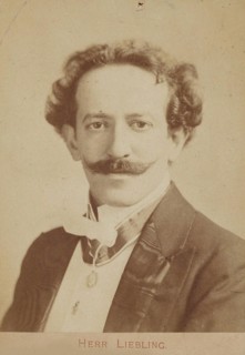 Portrait of pianist and composer Georg Liebling (1865-1946), c. 1900. Creator: Anonymous.