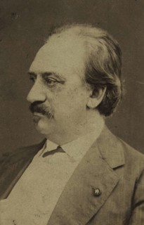 Portrait of the composer Friedrich von Flotow (1812-1883), c. 1880. Creator: Anonymous.
