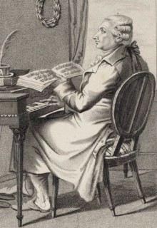 Portrait of the composer Antonio Sacchini (1730-1786), 1820. Creator: Rados, Luigi (1773-1840).