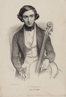 Portrait of the cellist and composer Hippolyte Prosper Seligmann (1817-1882), 1840. Creator: Alophe, Marie-Alexandre Menut (1812-1883).