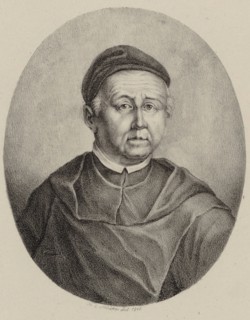 Portrait of the Composer Meinrad Spiess (1683-1761) , 1818. Creator: Winter, Heinrich Eduard von (1788-1825).