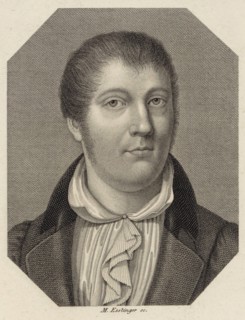 Portrait of the violinist and composer Louis Spohr (1784-1859), 1820. Creator: Esslinger, Johann Martin (1793-1841).