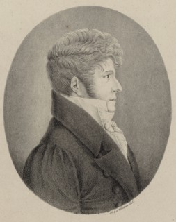 Portrait of the conductor and composer Gaspare Spontini (1774-1851), 1819. Creator: Winter, Heinrich Eduard von (1788-1825).