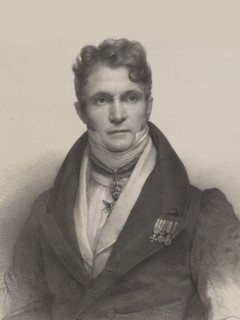 Portrait of the conductor and composer Gaspare Spontini (1774-1851), 1830. Creator: Grevedon, Pierre Louis Henri (1776-1860).