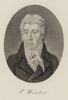 Portrait of the Composer Peter von Winter (1754-1825) , ca 1825. Creator: Anonymous.