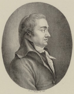Portrait of the Composer Johann Rudolf Zumsteeg (1760-1802) , 1816. Creator: Winter, Heinrich Eduard von (1788-1825).